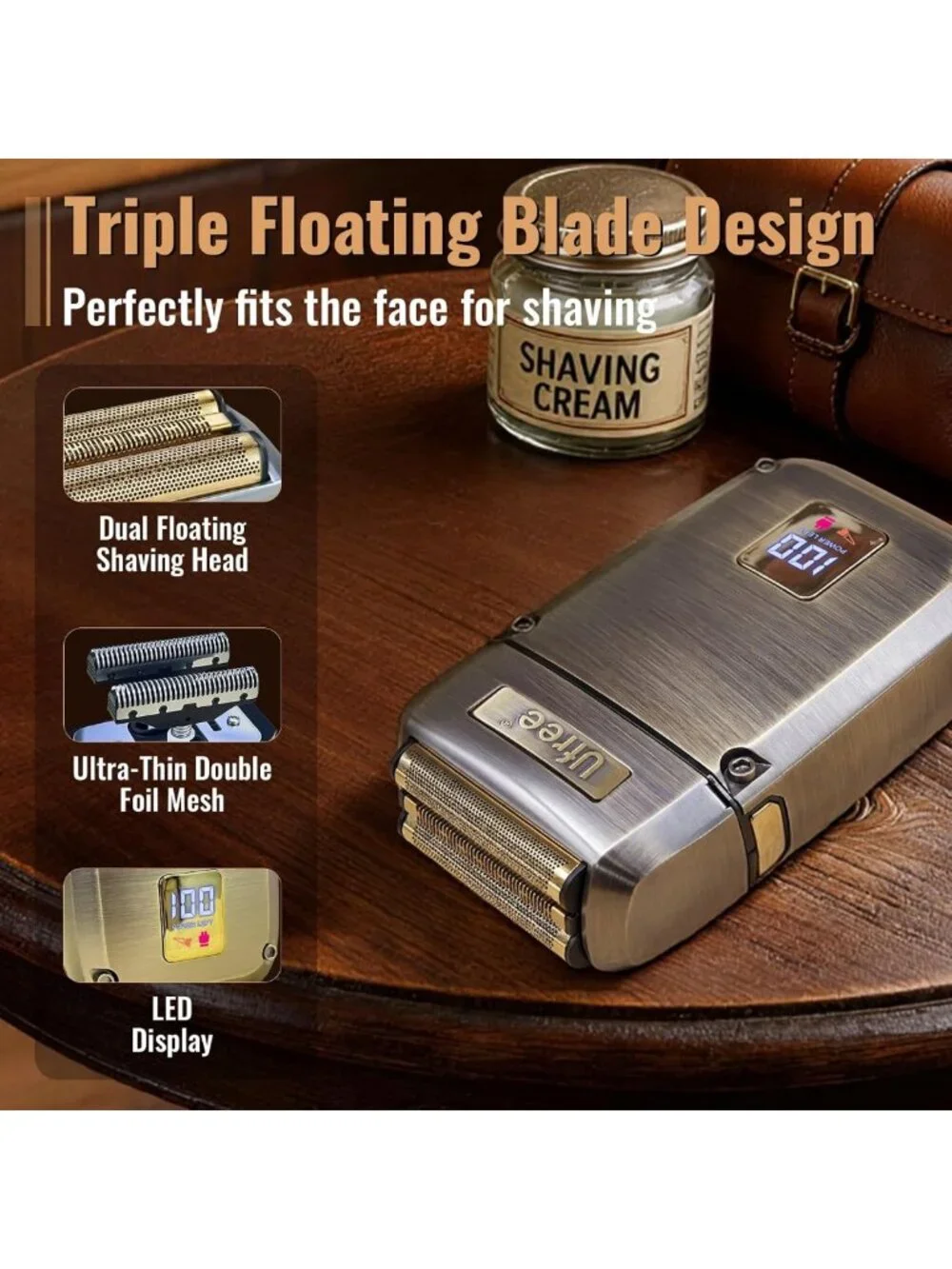 3-in-1 Hair Clippers & Beard Trimmer Kit | Cordless, Fast Charging, LED Display